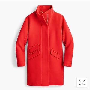 J. Crew Cocoon coat in Italian stadium-cloth wool